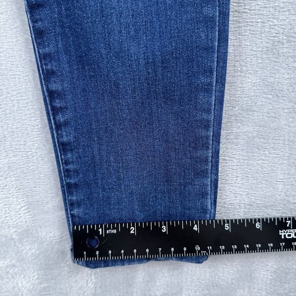 Democracy Skinny Jeans Womens Size 6 AB Solution Mid Rise B1105BKV230 Blue - Picture 10 of 12